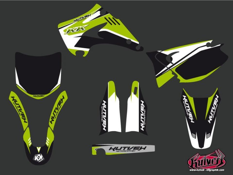 Autocollant stickers Kutvek pour Moto Kawasaki 250 KX 1999 à 2002 Neuf