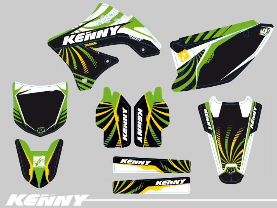 Autocollant stickers Kutvek pour Moto Kawasaki 250 Kx-F 4T 2006 à 2008 Neuf