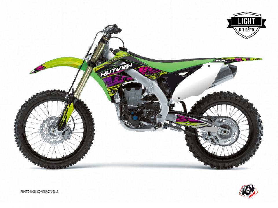 Autocollant stickers Kutvek pour Moto Kawasaki 250 Kx-F 4T 2006 à 2008 Neuf