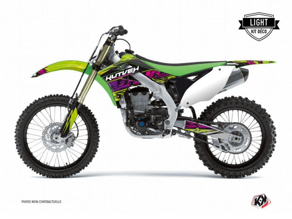 Autocollant stickers Kutvek pour Moto Kawasaki 250 Kx-F 4T 2009 à 2012 Neuf
