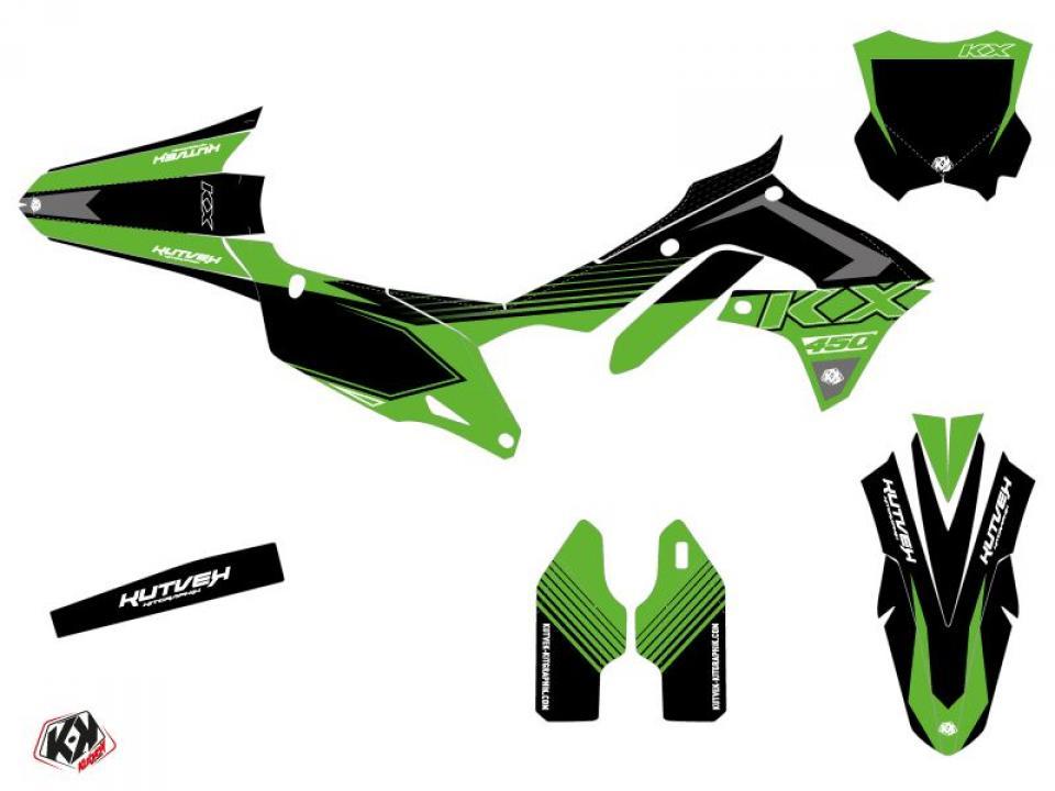 Autocollant stickers Kutvek pour Moto Kawasaki 450 Kx-F 4T 2006 à 2008 Neuf