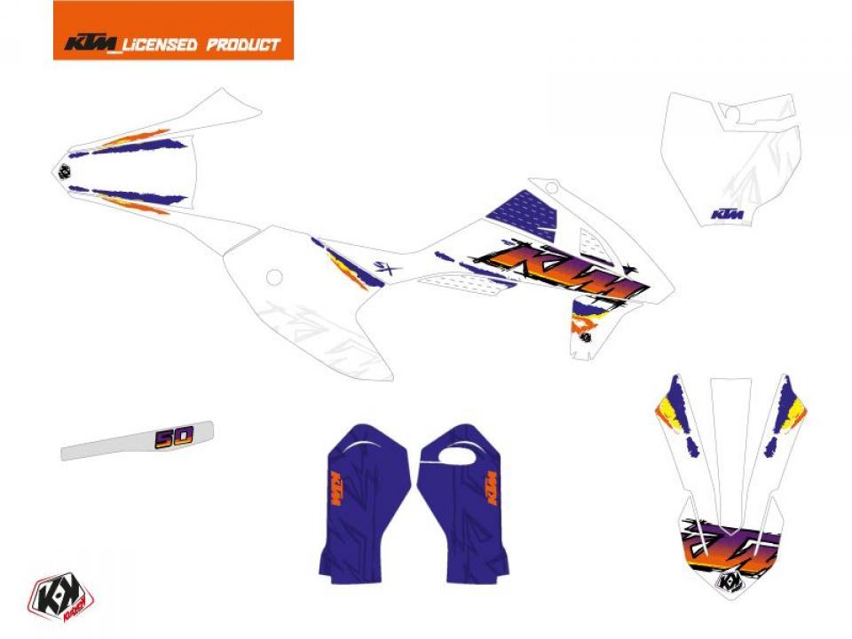 Autocollant stickers Kutvek pour Moto KTM 50 SX 1998 à 2001 Neuf