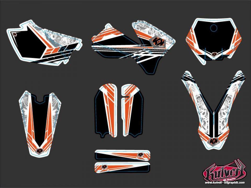 Autocollant stickers Kutvek pour Moto KTM 85 Sx Grandes Roues 2003 à 2005 Neuf