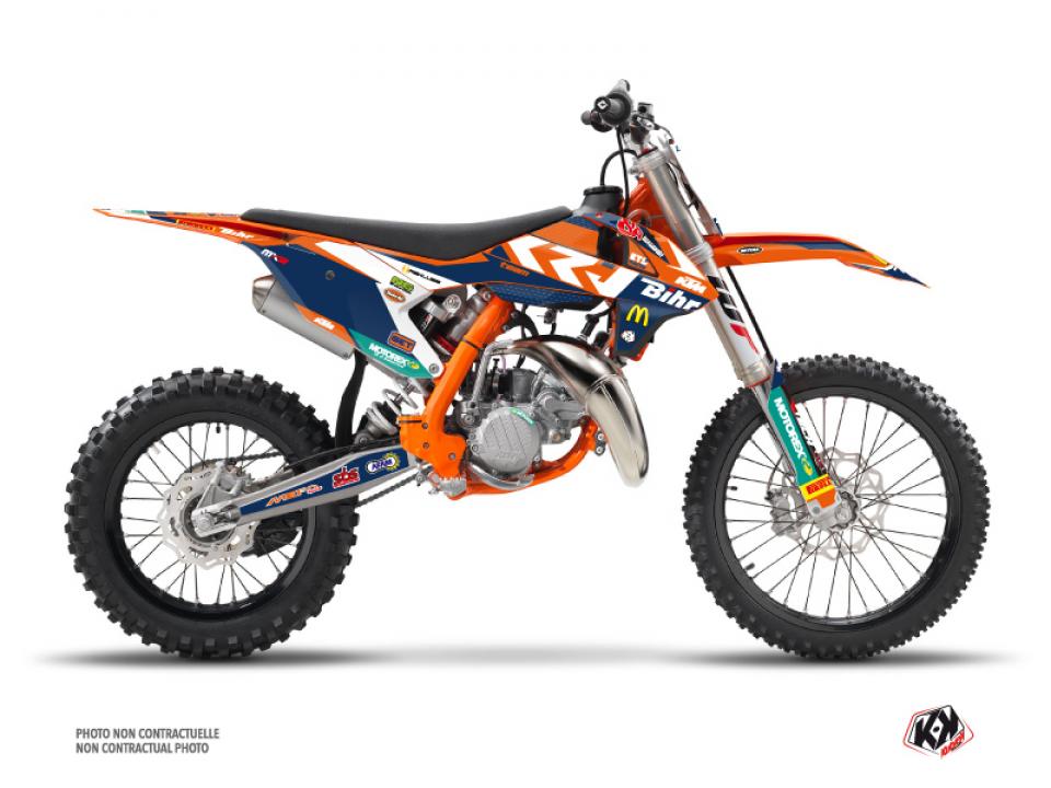 Autocollant stickers Kutvek pour Moto KTM 85 Sx Grandes Roues 2013 à 2014 Neuf