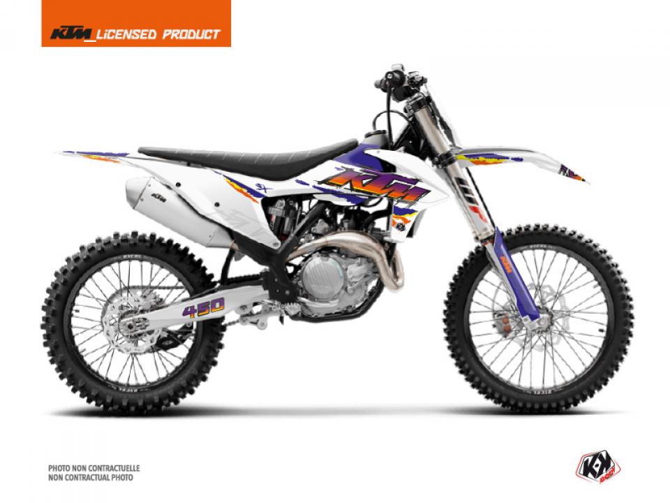 Autocollant stickers Kutvek pour Moto KTM 450 Sx-F 4T 2013 à 2014 Neuf