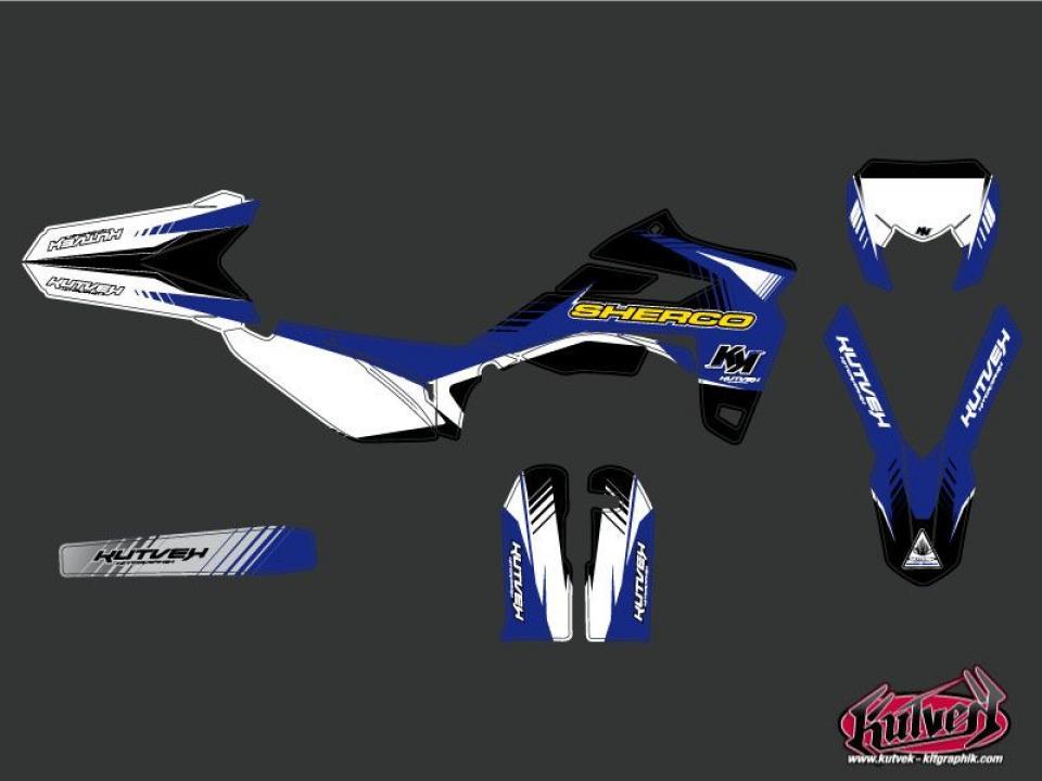 Autocollant stickers Kutvek pour Moto Sherco 250 2.5I 2T Enduro 2005 à 2008 Neuf