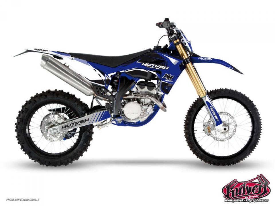 Autocollant stickers Kutvek pour Moto Sherco 250 2.5I 2T Enduro 2009 à 2011 Neuf