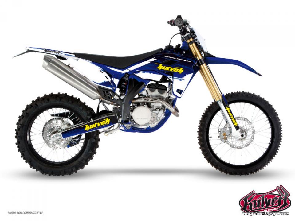 Autocollant stickers Kutvek pour Moto Sherco 250 2.5I 2T Enduro 2009 à 2011 Neuf