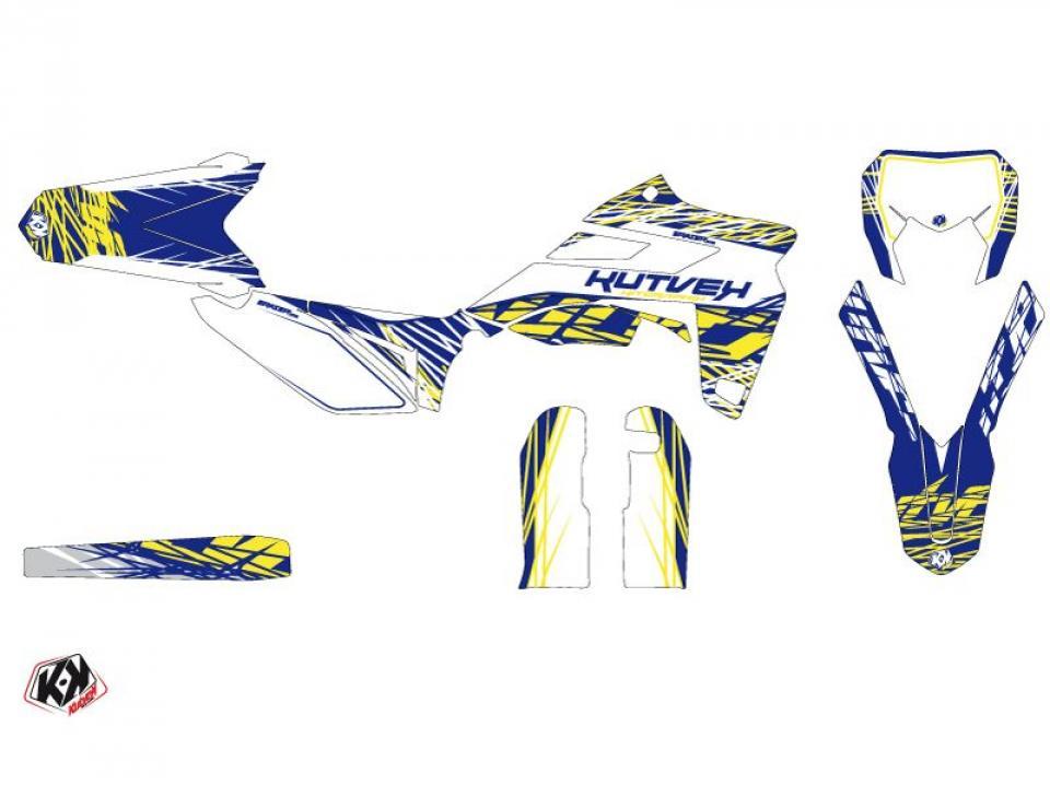 Autocollant stickers Kutvek pour Moto Sherco 125 Se 2T Enduro 2019 à 2022 Neuf