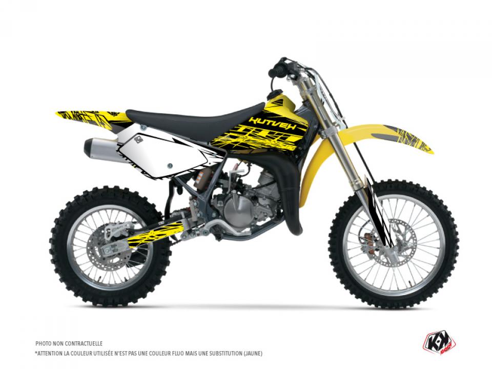 Autocollant stickers Kutvek pour Moto Suzuki 85 RM grandes roues 2002 à 2022 Neuf