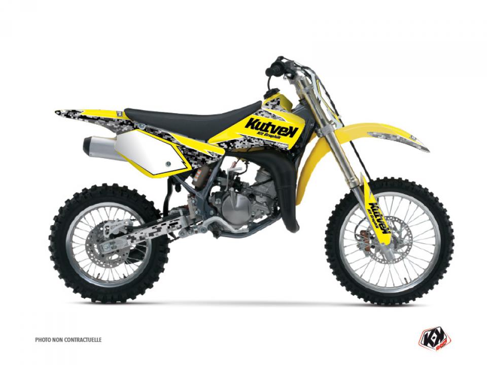 Autocollant stickers Kutvek pour Moto Suzuki 85 RM grandes roues 2002 à 2022 Neuf