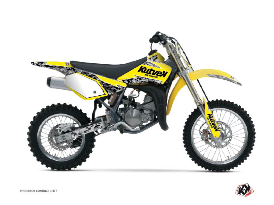 Autocollant stickers Kutvek pour Moto Suzuki 85 RM grandes roues 2002 à 2022 Neuf