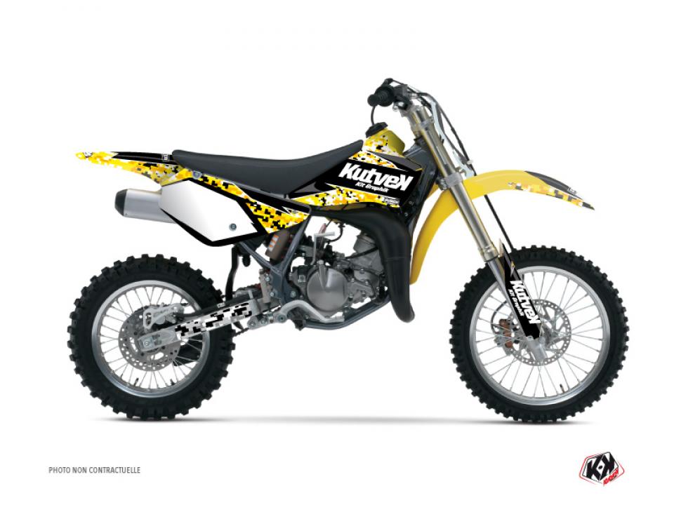 Autocollant stickers Kutvek pour Moto Suzuki 85 RM grandes roues 2002 à 2022 Neuf