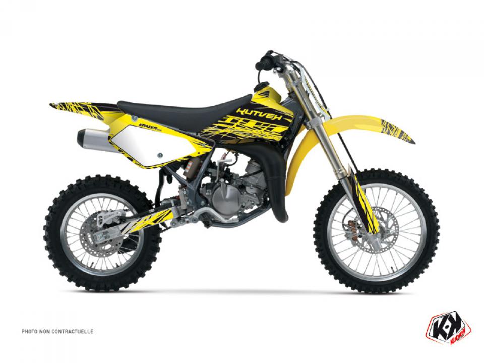 Autocollant stickers Kutvek pour Moto Suzuki 85 RM grandes roues 2002 à 2022 Neuf