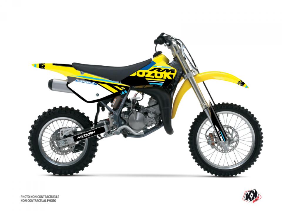 Autocollant stickers Kutvek pour Moto Suzuki 85 RM grandes roues 2002 à 2022 Neuf