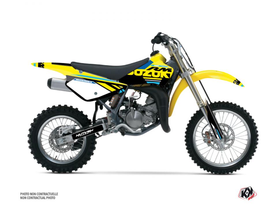 Autocollant stickers Kutvek pour Moto Suzuki 85 RM grandes roues 2002 à 2022 Neuf
