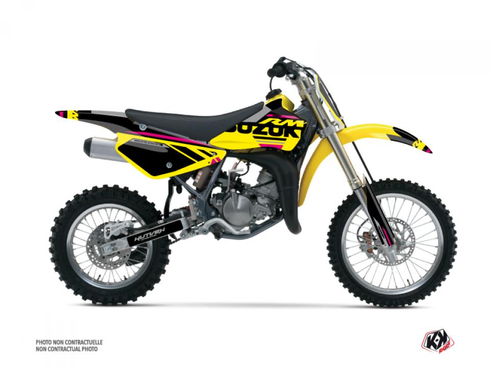 Autocollant stickers Kutvek pour Moto Suzuki 85 RM grandes roues 2002 à 2022 Neuf
