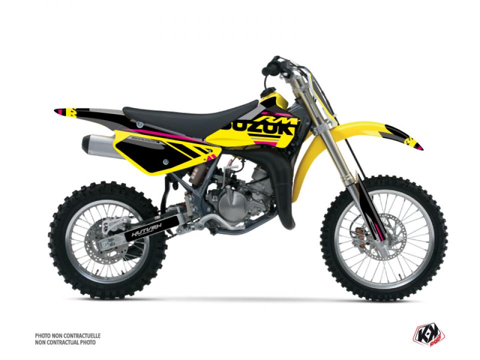 Autocollant stickers Kutvek pour Moto Suzuki 85 RM grandes roues 2002 à 2022 Neuf