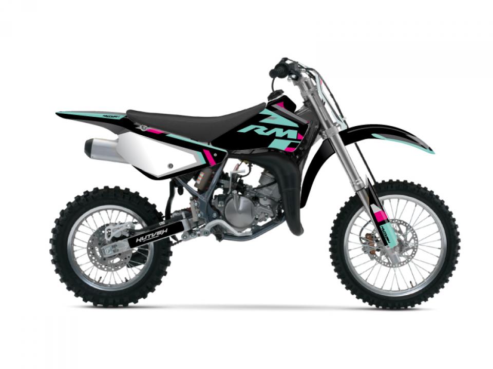 Autocollant stickers Kutvek pour Moto Suzuki 85 RM grandes roues 2002 à 2022 Neuf