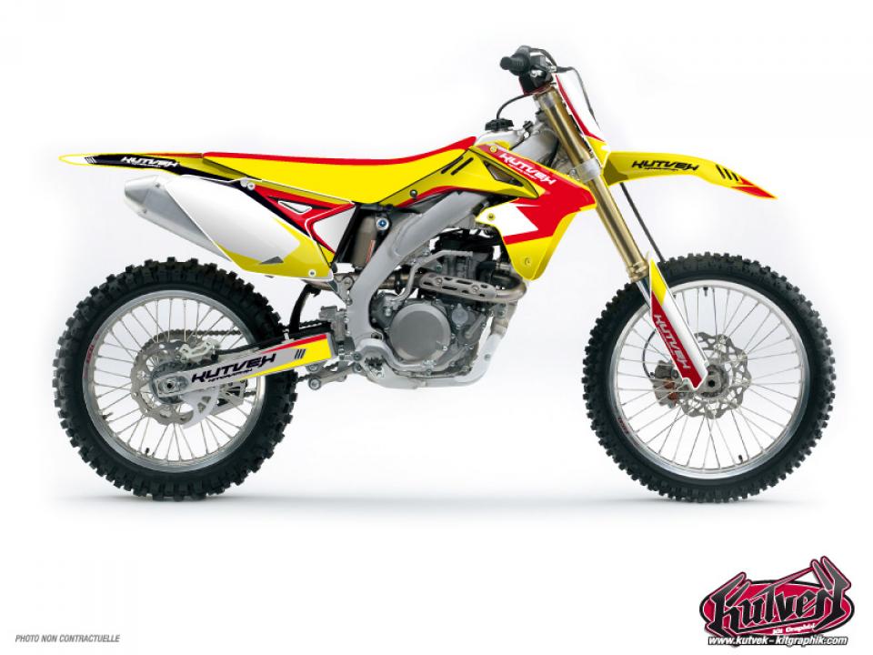 Autocollant stickers Kutvek pour Moto Suzuki 125 RM 1989 à 1992 Neuf