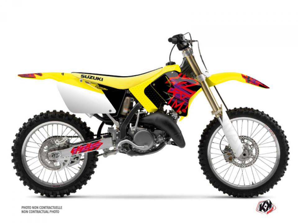 Autocollant stickers Kutvek pour Moto Suzuki 125 RM 1989 à 1992 Neuf