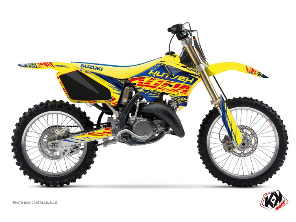 Autocollant stickers Kutvek pour Moto Suzuki 125 RM 1999 à 2000 Neuf