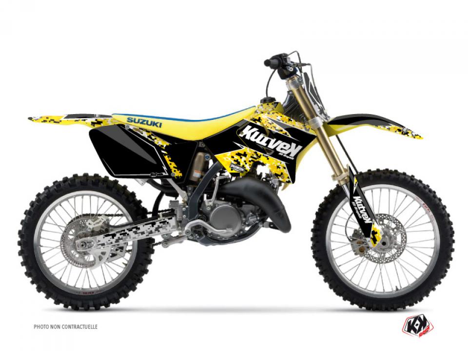 Autocollant stickers Kutvek pour Moto Suzuki 125 RM 2001 à 2002 Neuf