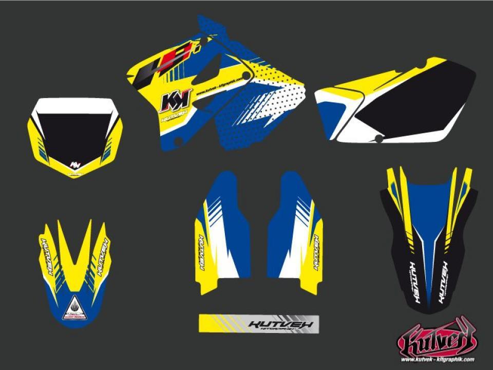 Autocollant stickers Kutvek pour Moto Suzuki 125 RM 2003 à 2012 Neuf