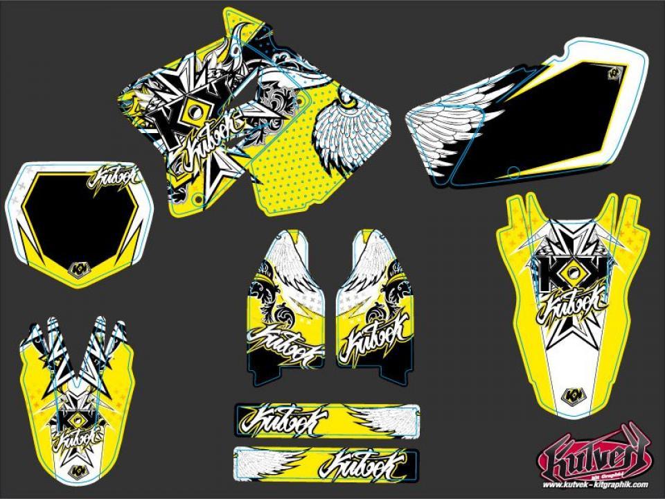 Autocollant stickers Kutvek pour Moto Suzuki 250 RM 1989 à 1992 Neuf