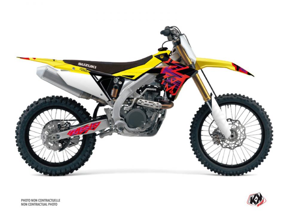 Autocollant stickers Kutvek pour Moto Suzuki 250 Rm-Z 4T 2007 à 2009 Neuf