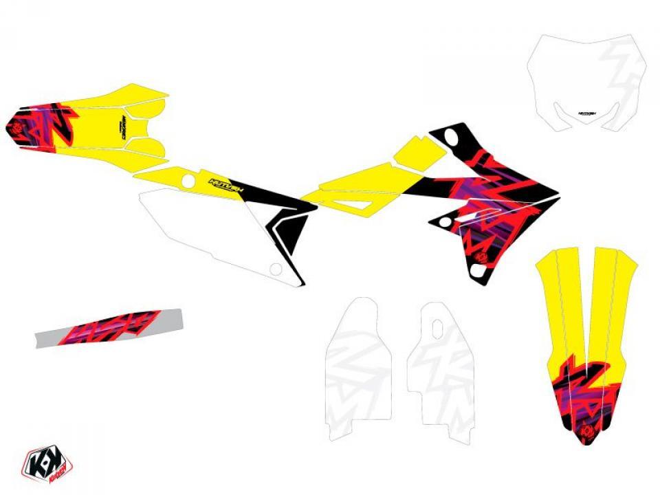 Autocollant stickers Kutvek pour Moto Suzuki 450 Rm-Z 4T 2008 à 2017 Neuf