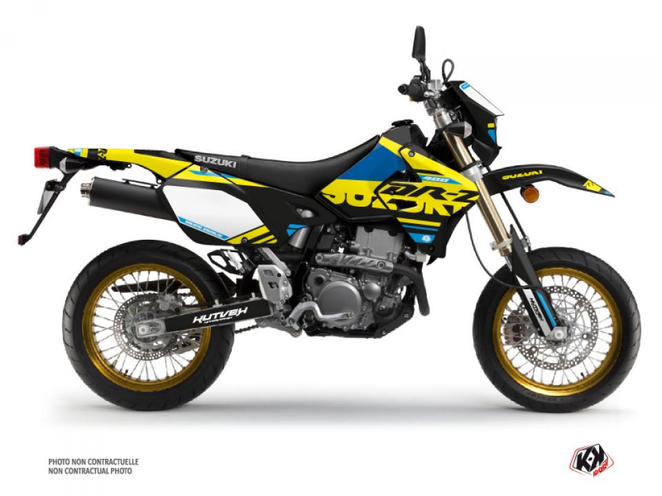 Autocollant stickers Kutvek pour Moto Suzuki 400 Dr-Z S 2000 à 2004 Neuf