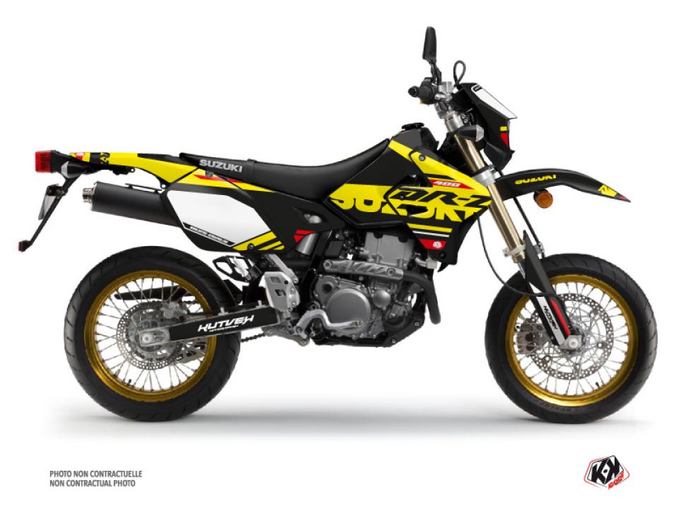 Autocollant stickers Kutvek pour Moto Suzuki 400 Dr-Z S 2000 à 2004 Neuf