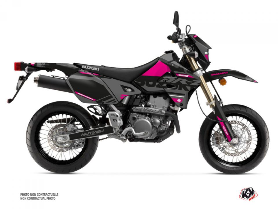Autocollant stickers Kutvek pour Moto Suzuki 400 Dr-Z S 2000 à 2004 Neuf