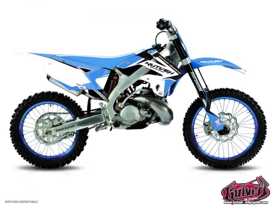 Autocollant stickers Kutvek pour Moto TM 85 Mx 2T Petites Roues Cross 2004 à 2012 Neuf
