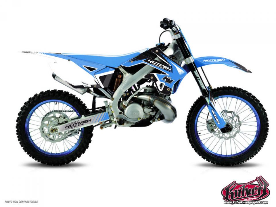 Autocollant stickers Kutvek pour Moto TM 85 Mx 2T Petites Roues Cross 2004 à 2012 Neuf