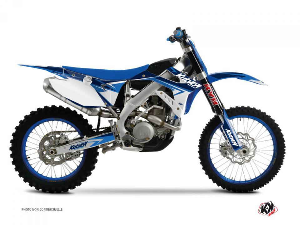 Autocollant stickers Kutvek pour Moto TM 250 Mx 2T Cross 2015 à 2019 Neuf