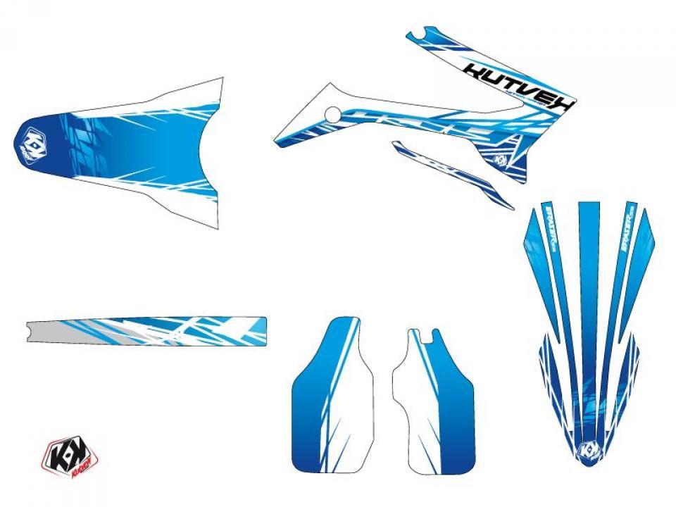 Autocollant stickers Kutvek pour Moto TM 250 Mx Fi 4T Cross 2020 à 2023 Neuf