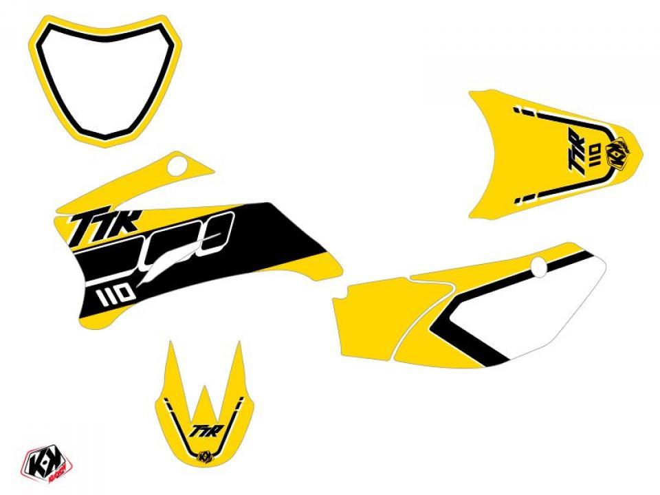 Autocollant stickers Kutvek pour Moto Yamaha 110 Tt-R 2008 à 2023 Neuf