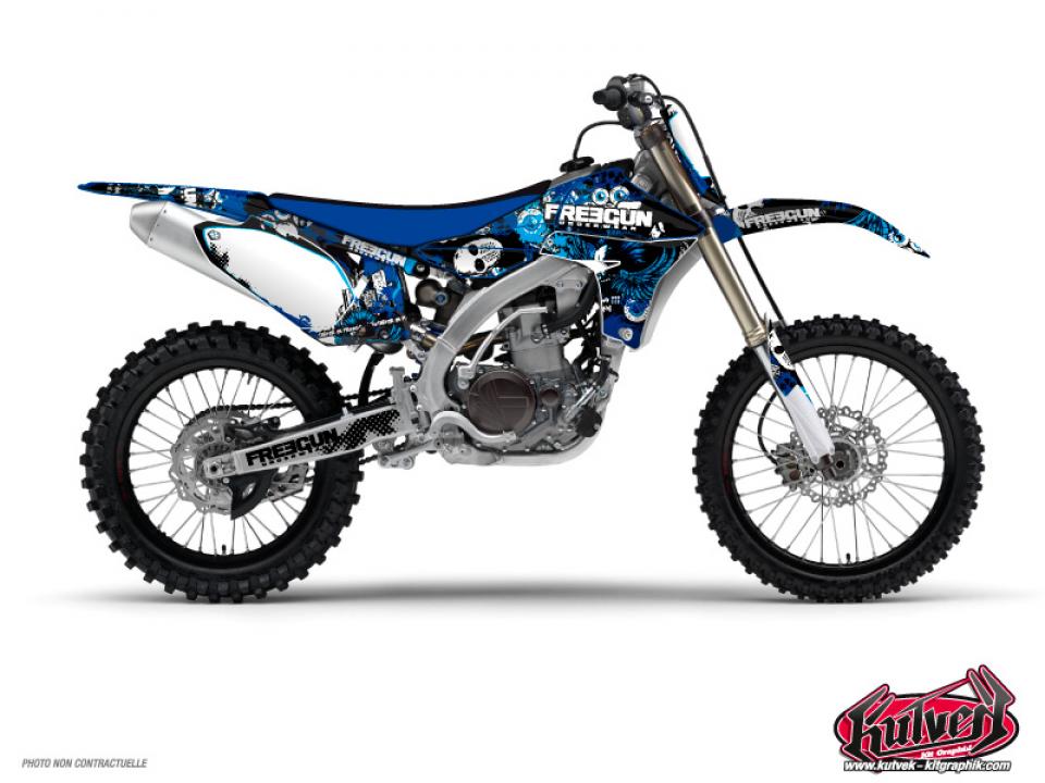 Autocollant stickers Kutvek pour Moto Yamaha 125 YZ 2002 à 2004 Neuf