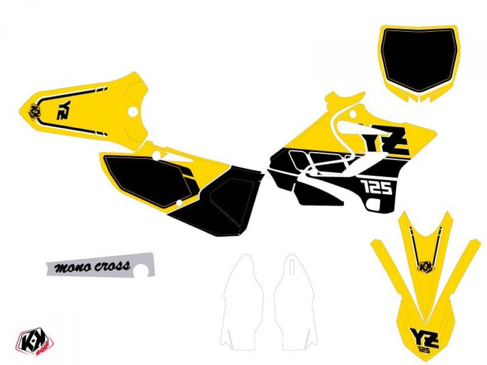 Autocollant stickers Kutvek pour Moto Yamaha 125 YZ 2005 Neuf