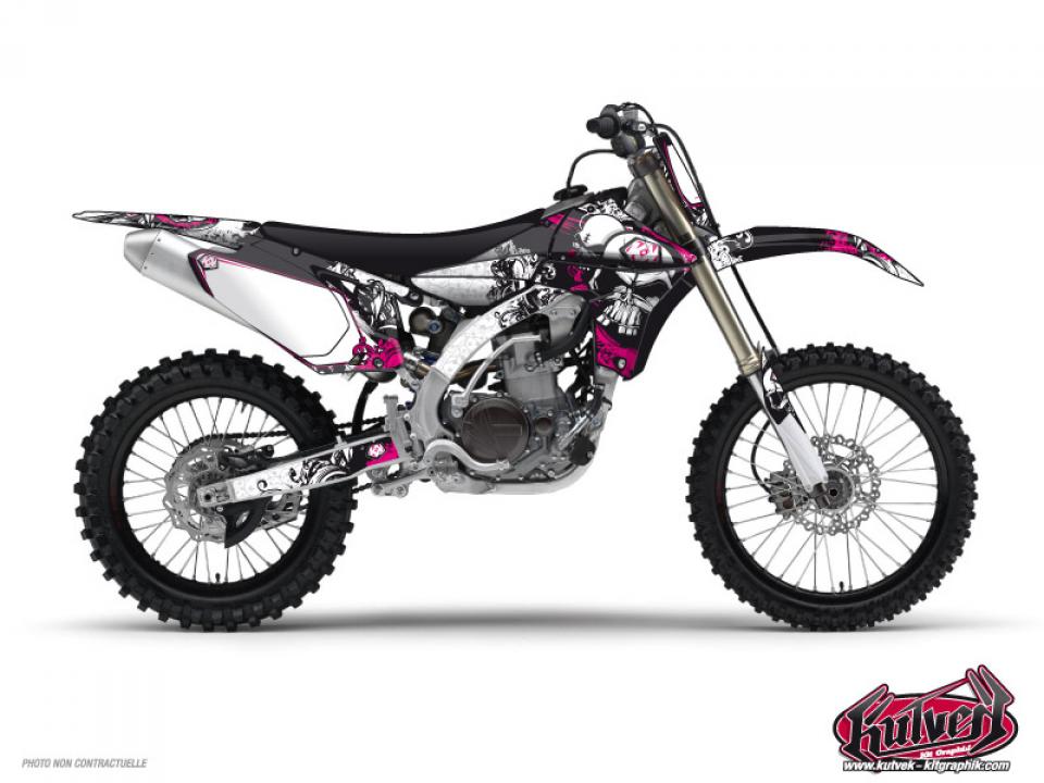 Autocollant stickers Kutvek pour Moto Yamaha 125 YZ 2009 à 2014 Neuf