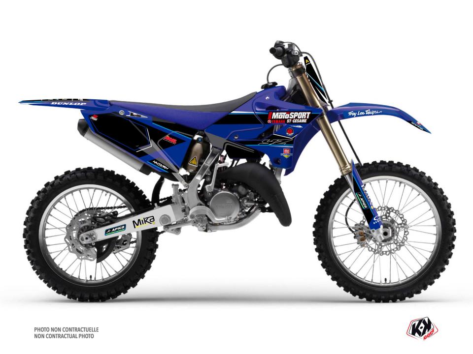 Autocollant stickers Kutvek pour Moto Yamaha 125 YZ 2022 à 2023 Neuf
