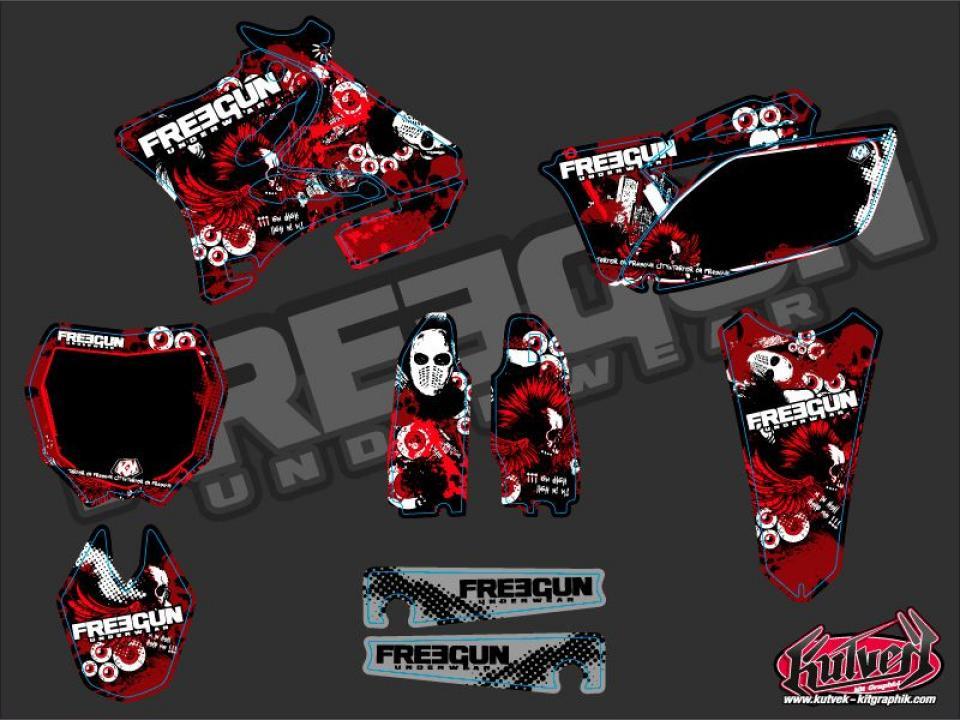Autocollant stickers Kutvek pour Moto Yamaha 250 YZ 2002 à 2004 Neuf
