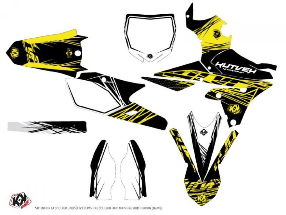 Autocollant stickers Kutvek pour Moto Yamaha 450 Yz-F 4T 2004 à 2005 Neuf