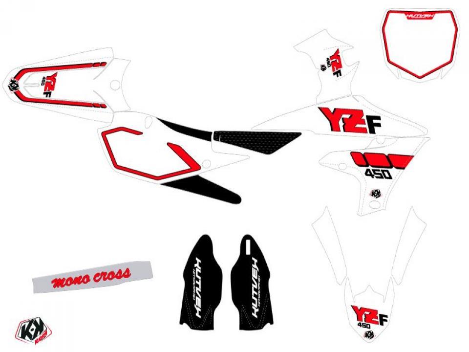 Autocollant stickers Kutvek pour Moto Yamaha 450 Yz-F 4T 2006 à 2008 Neuf