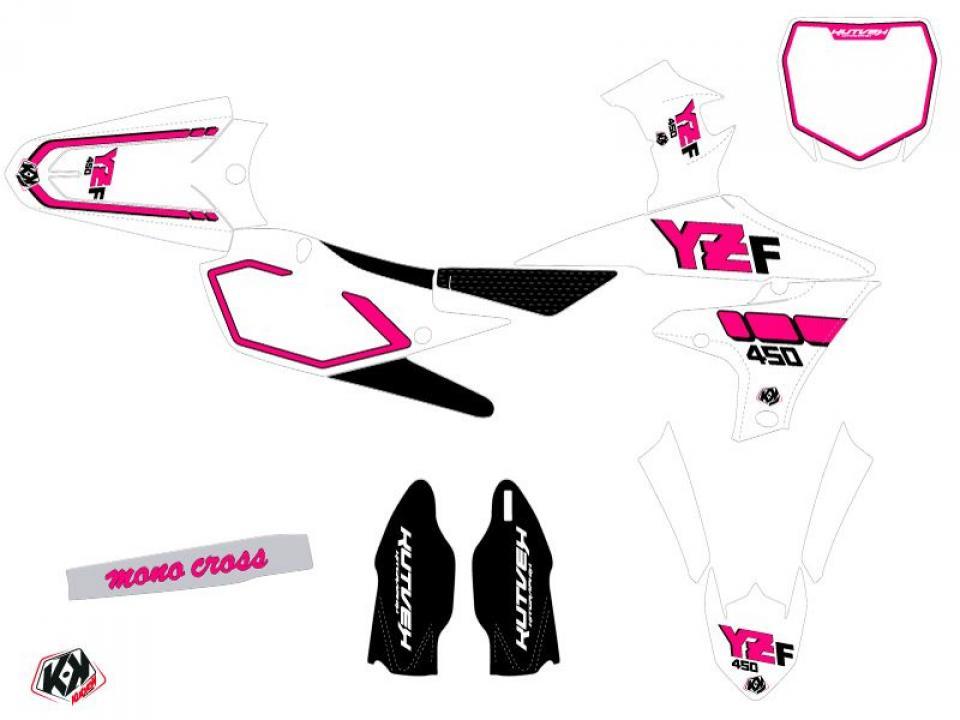 Autocollant stickers Kutvek pour Moto Yamaha 450 Yz-F 4T 2006 à 2008 Neuf