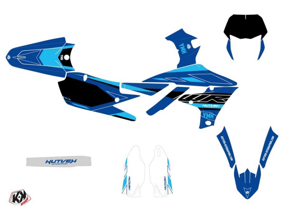 Autocollant stickers Kutvek pour Moto Yamaha 250 Wr-F 4T 2003 à 2004 Neuf