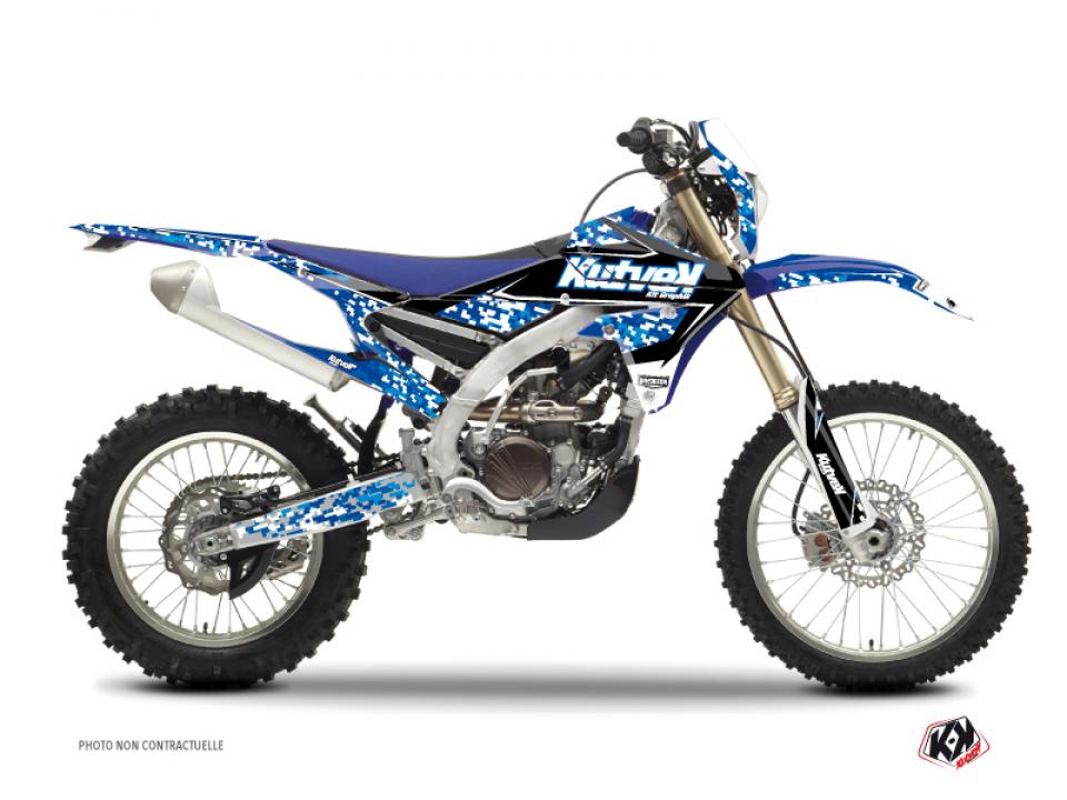 Autocollant stickers Kutvek pour Moto Yamaha 450 Wr-F 4T 2003 à 2004 Neuf