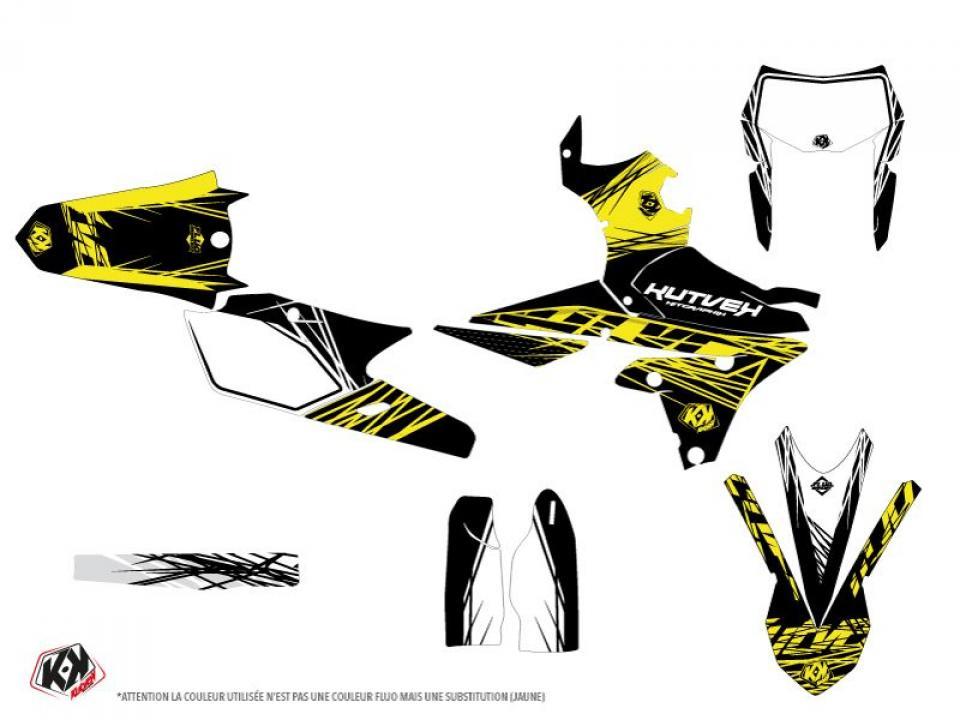 Autocollant stickers Kutvek pour Moto Yamaha 450 Wr-F 4T 2012 à 2015 Neuf